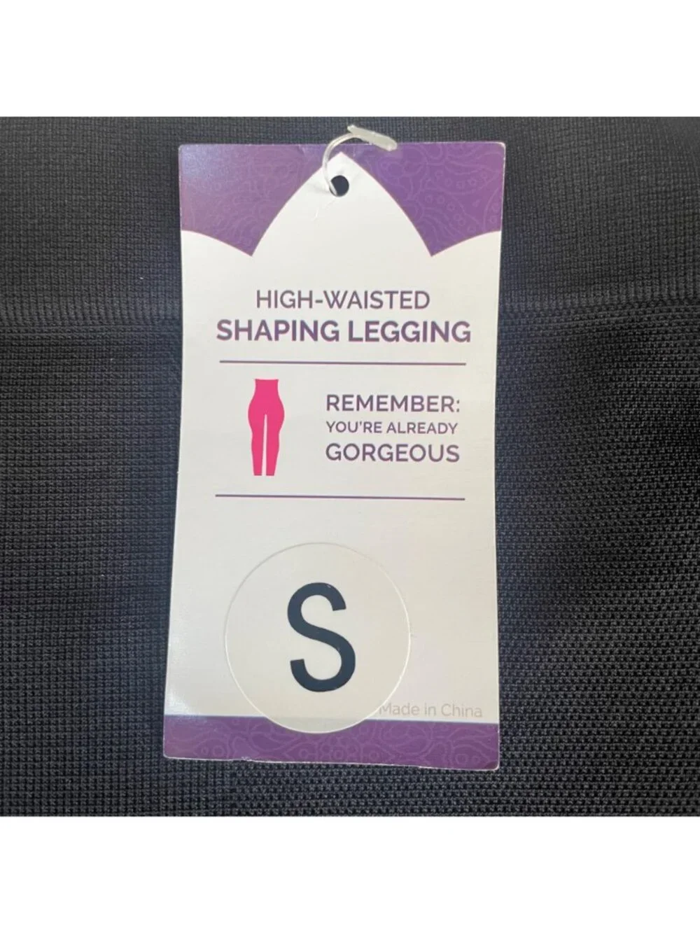 Shapermint Empetua High Waisted Shaping Leggings Shapewear Black Sz SM 42075 - Picture 5 of 5